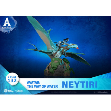 Avatar 2 Figura Neytiri num Ikran 15cm Beast Kingdom