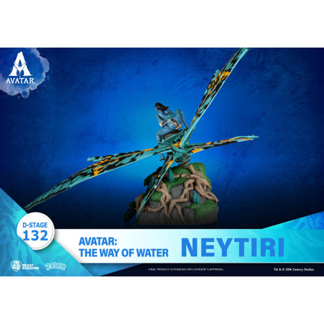 Avatar 2 Figura Neytiri num Ikran 15cm Beast Kingdom