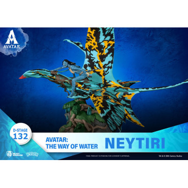 Avatar 2 Figura Neytiri num Ikran 15cm Beast Kingdom