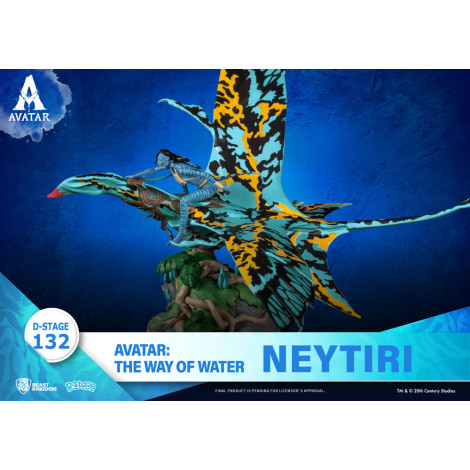 Avatar 2 Figura Neytiri num Ikran 15cm Beast Kingdom