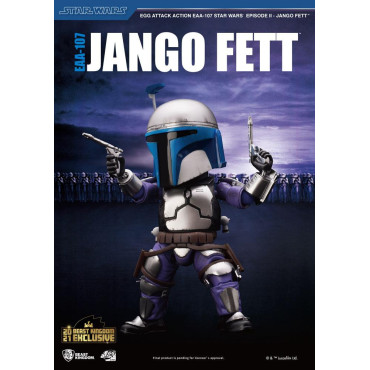 Jango Fett Figure Star Wars Episode II Egg Attack