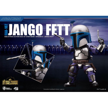 Jango Fett Figure Star Wars Episode II Egg Attack