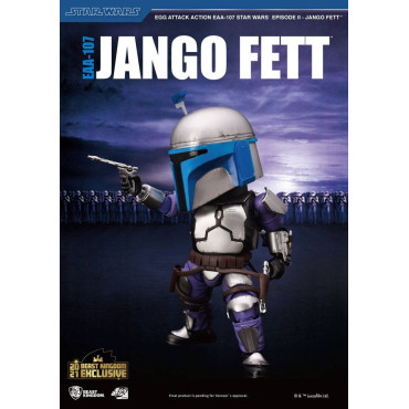 Jango Fett Figure Star Wars Episode II Egg Attack