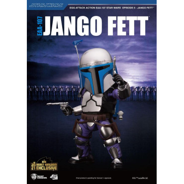 Jango Fett Figure Star Wars Episode II Egg Attack