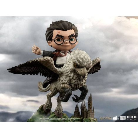 Harry Potter e Buckbeak Mini Co Figure Iron Studios