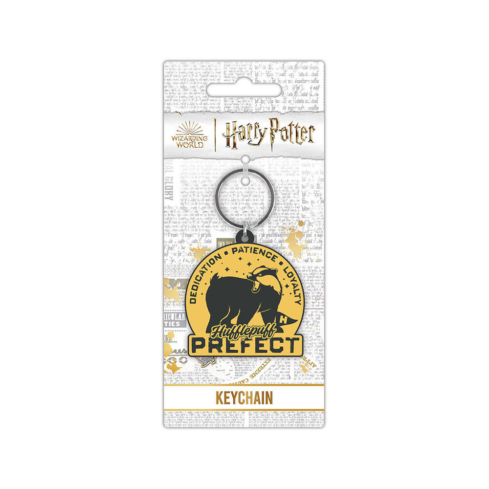 Porta-chaves da Casa Hufflepuff (Club House). 6 Cm.