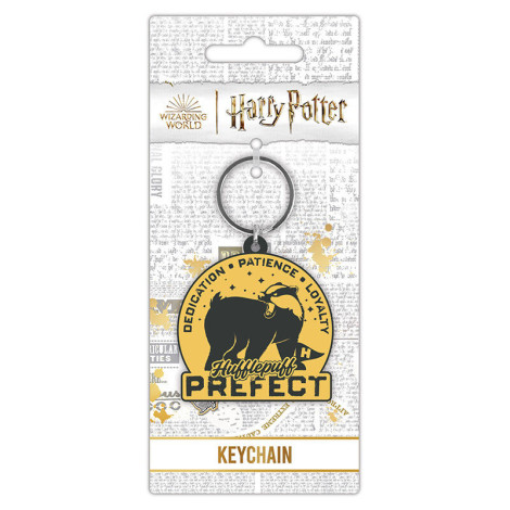 Porta-chaves da Casa Hufflepuff (Club House). 6 Cm.