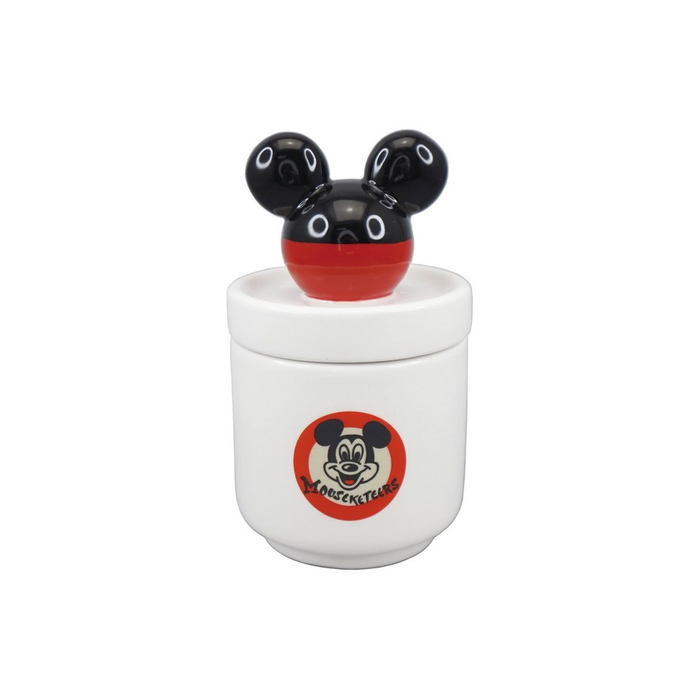 Frasco de cerâmica com tampa 3D Disney 100 Mickey Mouse