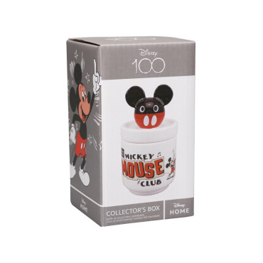 Frasco de cerâmica com tampa 3D Disney 100 Mickey Mouse