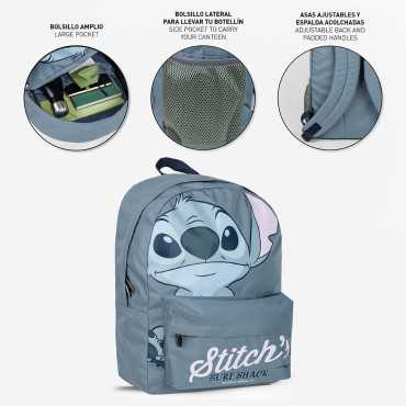 Stitch Mochila Casual Surf Disney