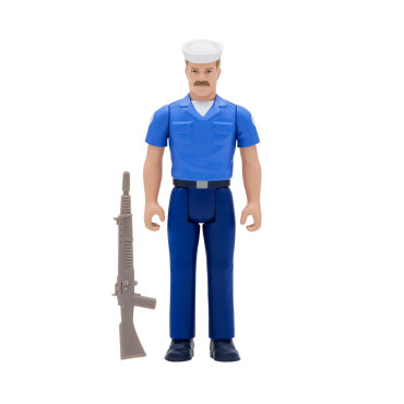 Reaction GI Joe Blueshirt Mustache Pink Figure