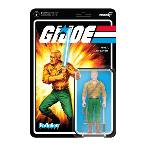 Figura de reação do G.I. Joe Duke Combat Gladiator