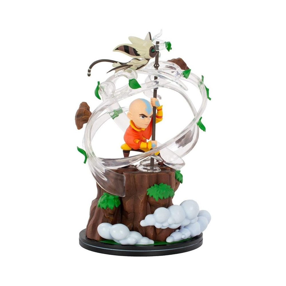 Figura Qfig Avatar A Lenda de Aang Aang e Momo