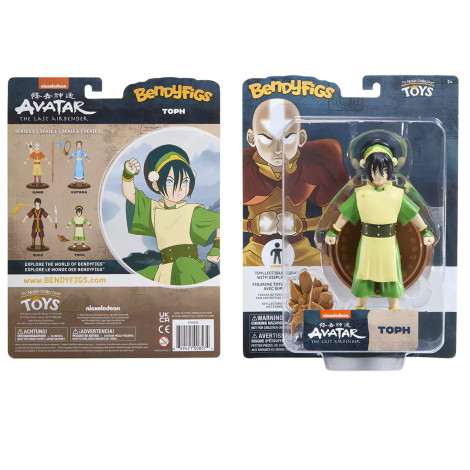 Bendyfigs Figura Toph Avatar: O Último Guerreiro