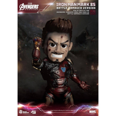 Figura Iron Man Mk85 danificado Mk85 Egg Attack