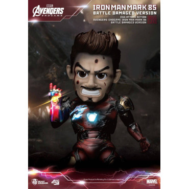 Figura Iron Man Mk85 danificado Mk85 Egg Attack