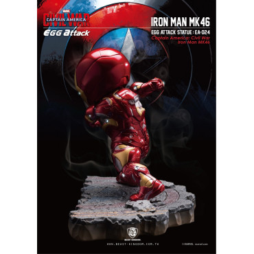 Figuras Marvel Iron Man Capitão América Guerra Civil