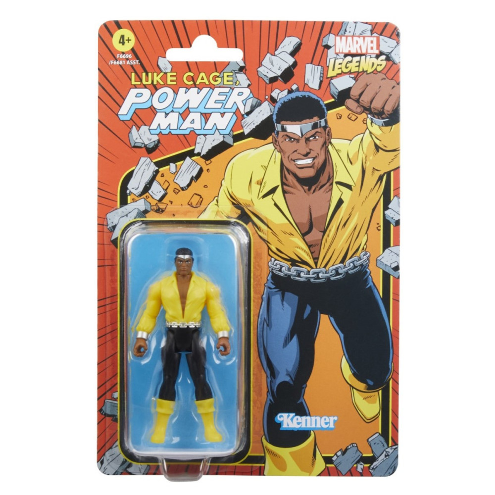 Figura Marvel Coleção retro de banda desenhada do Power Man