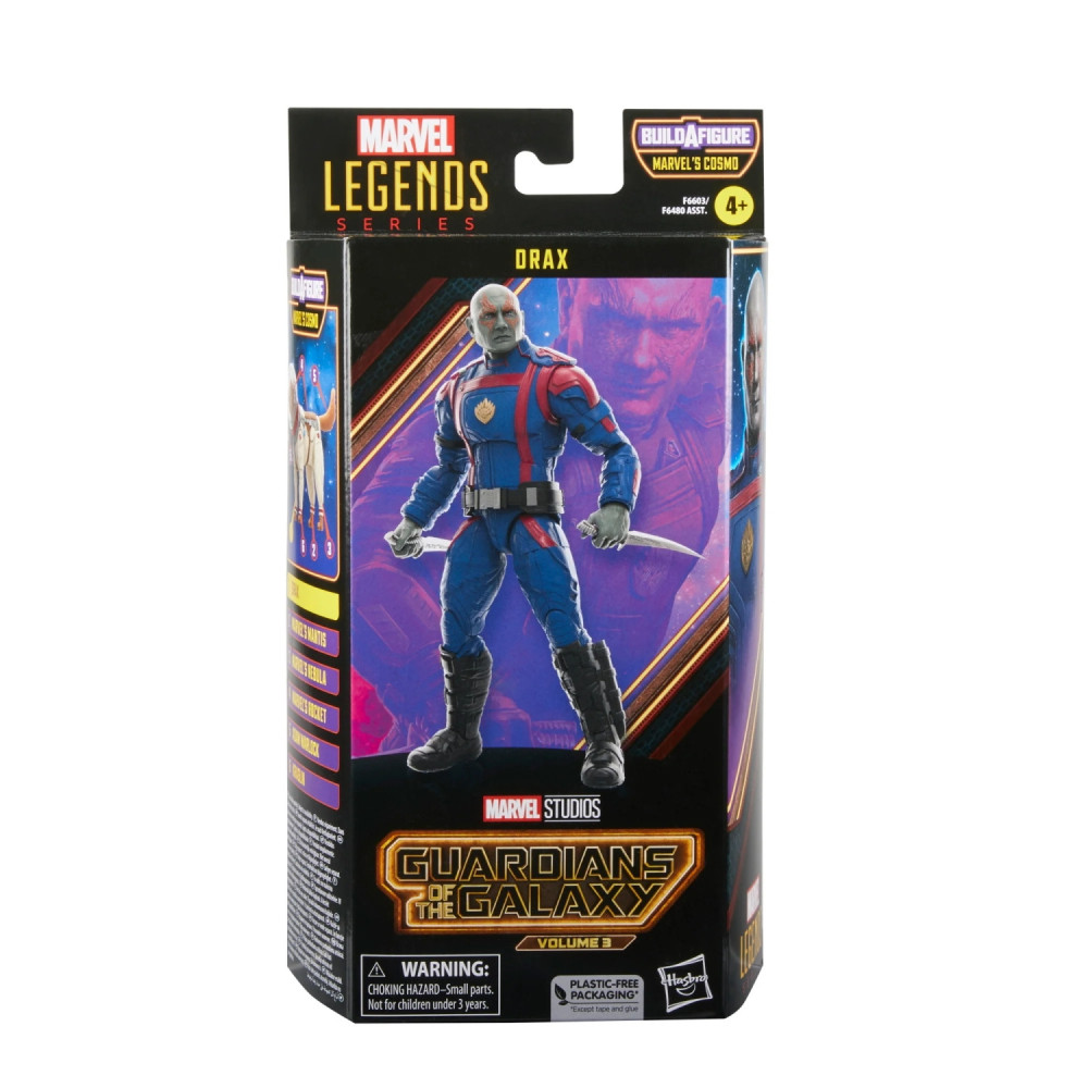 Drax Figura Guardiões da Galáxia Vol 3 Marvel