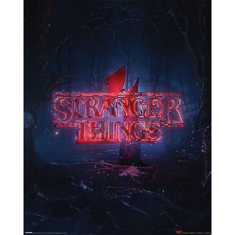 Mini Poster (Anúncio da 4ª temporada) Stranger Things