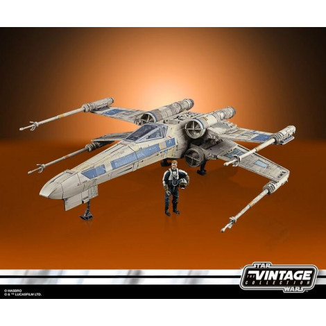 Figura Antoc Merric e X-wing Star Wars Coleção Vintage Hasbro