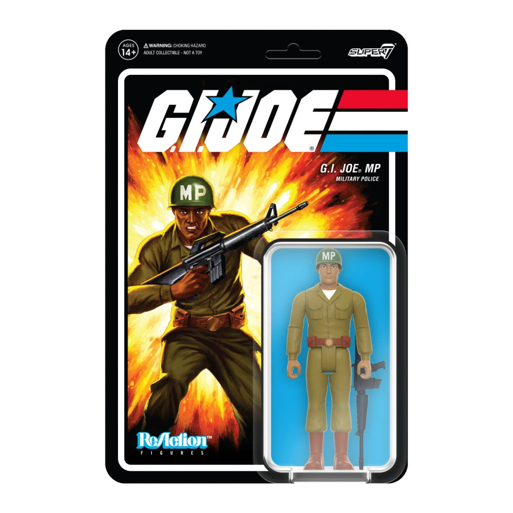 Figura de Reação G.I. Joe Mp Barba Limpa Castanho