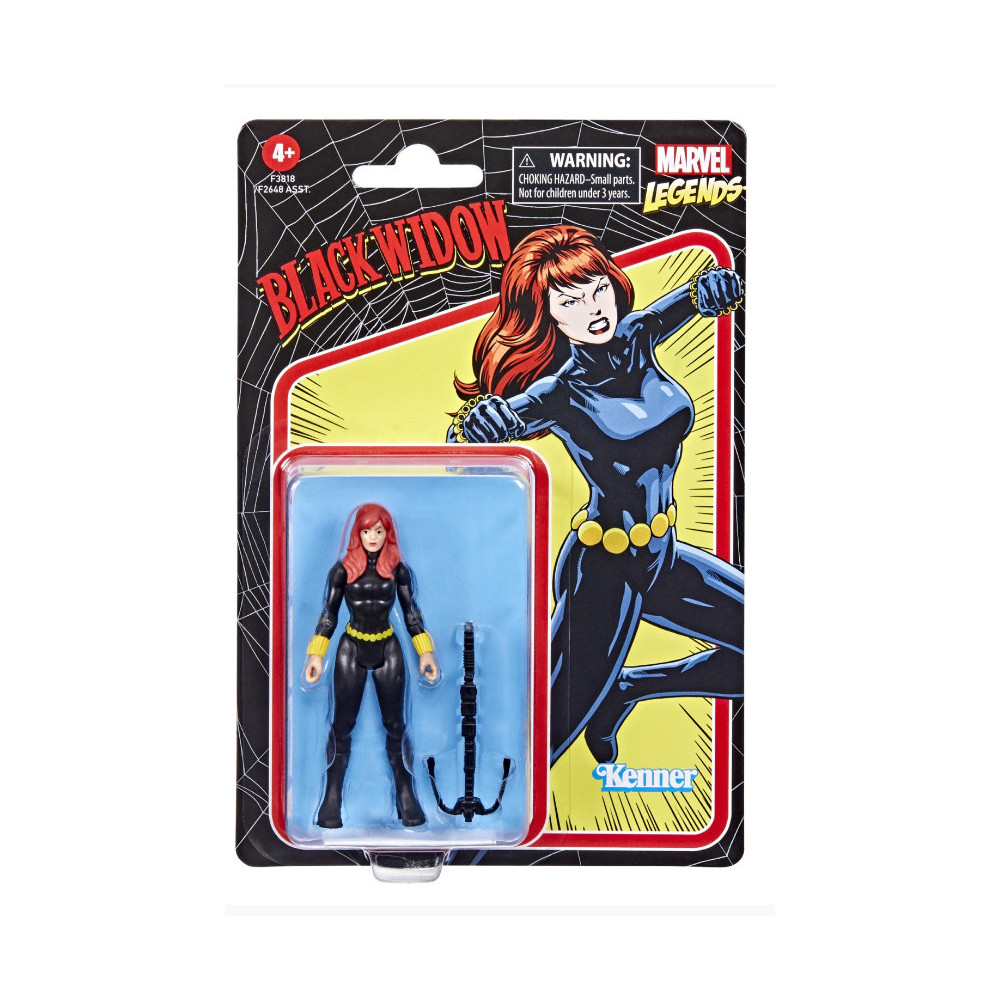 Figura Marvel Coleção retro da banda desenhada da Viúva Negra