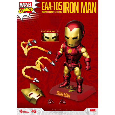 Figura Iron Man Ataque clássico do ovo Marvel