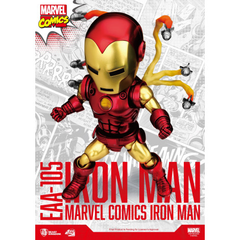 Figura Iron Man Ataque clássico do ovo Marvel