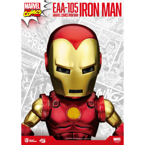 Figura Iron Man Ataque clássico do ovo Marvel