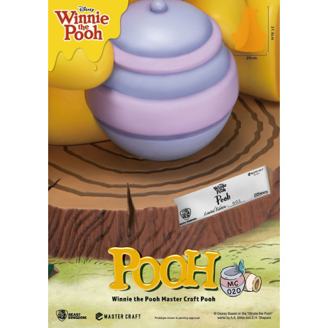 Figura de edição limitada do Winnie The Pooh Master Craft