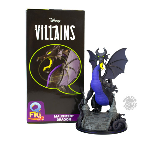 Qfig Max Disney Malefica Dragão Figuras de Vilões