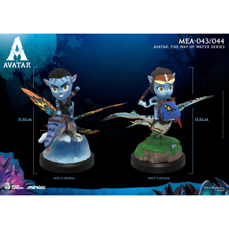 Neytiri e Banshee Mini Egg Attack Avatar 2 Figure