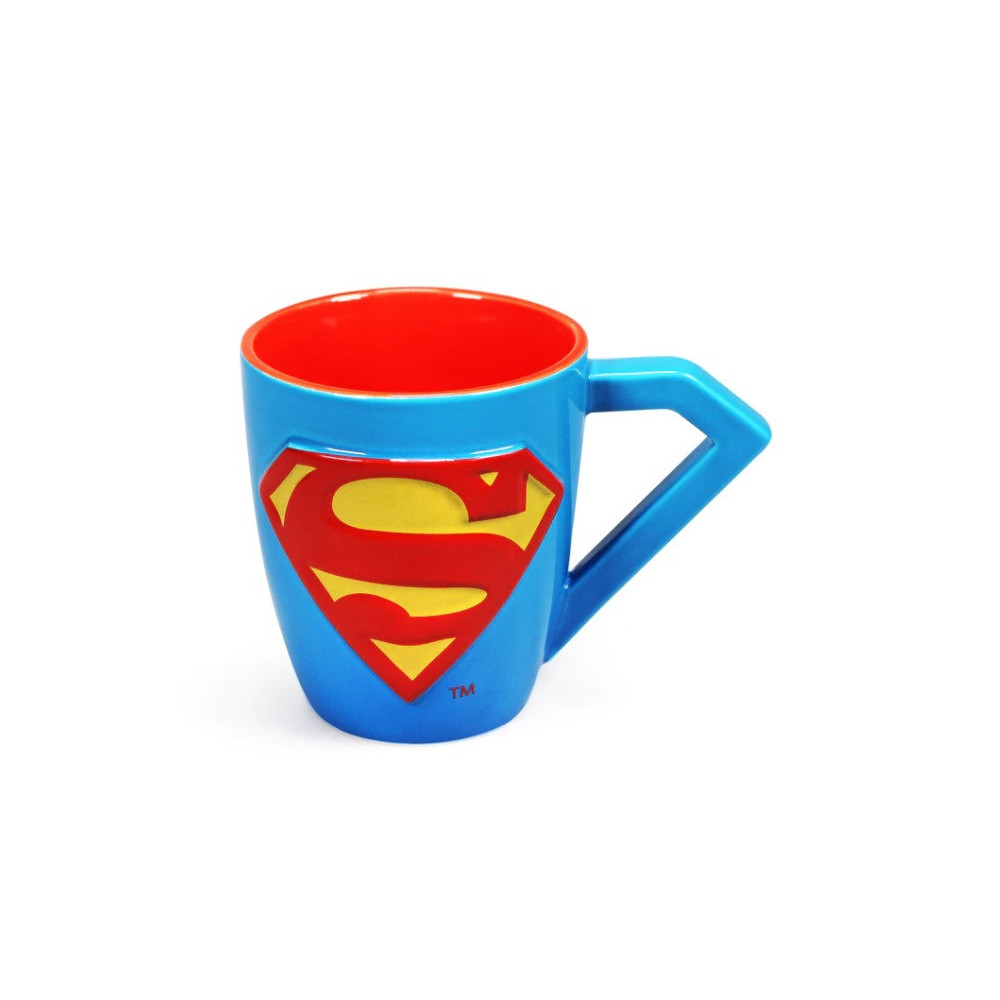 Superman Caneca 3D com logótipo da Dc Comics