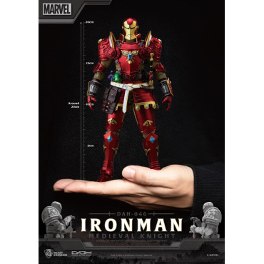 Figura Dinâmica 8H Cavaleiro Medieval Iron Man