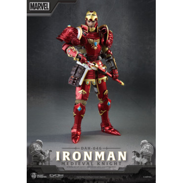 Figura Dinâmica 8H Cavaleiro Medieval Iron Man