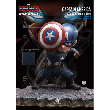 Figura Marvel Capitão América Guerra Civil