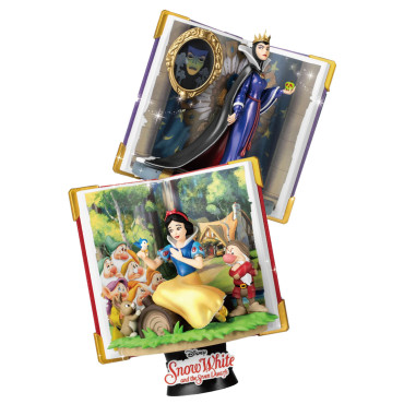 Conjunto de figuras Disney Branca de Neve e Grimhilde D-Stage