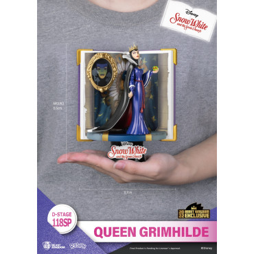 Conjunto de figuras Disney Branca de Neve e Grimhilde D-Stage