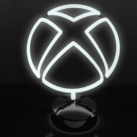 Candeeiro de mesa Xbox Logo Neon Branco 22,8 Cm