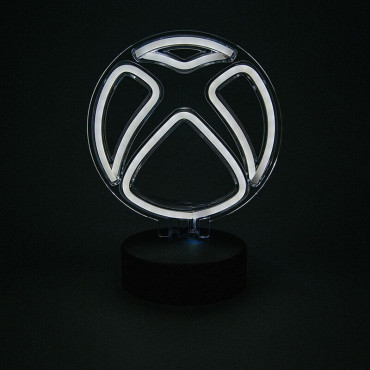 Candeeiro de mesa Xbox Logo Neon Branco 22,8 Cm