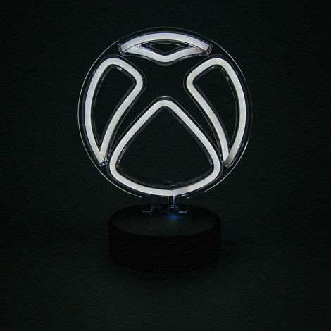 Candeeiro de mesa Xbox Logo Neon Branco 22,8 Cm