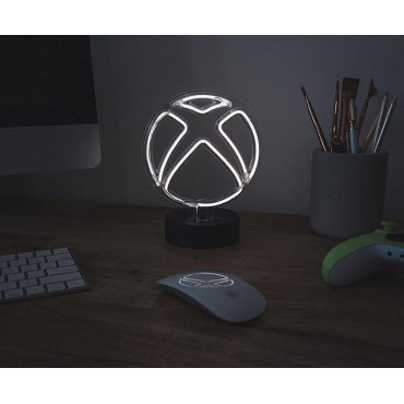 Candeeiro de mesa Xbox Logo Neon Branco 22,8 Cm