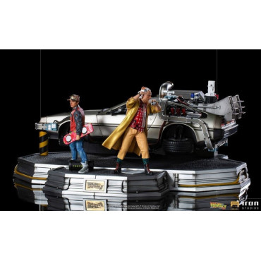 Delorean Diorama Figura Back to the Future II