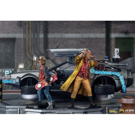 Delorean Diorama Figura Back to the Future II