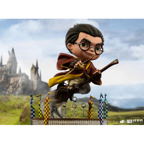 Figura de Harry Potter no jogo de Quadribol Mini Co