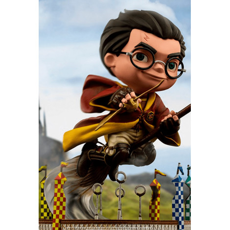 Figura de Harry Potter no jogo de Quadribol Mini Co