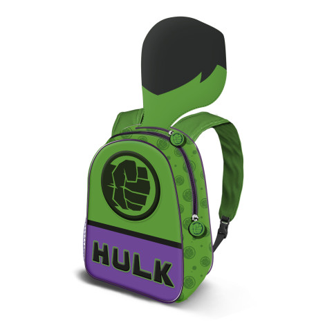 Mochila com capuz Hulk