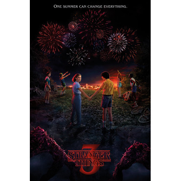 Cartaz Stranger Things Um verão