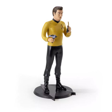 Bendyfigs Capitão Kirk Figura de Star Trek